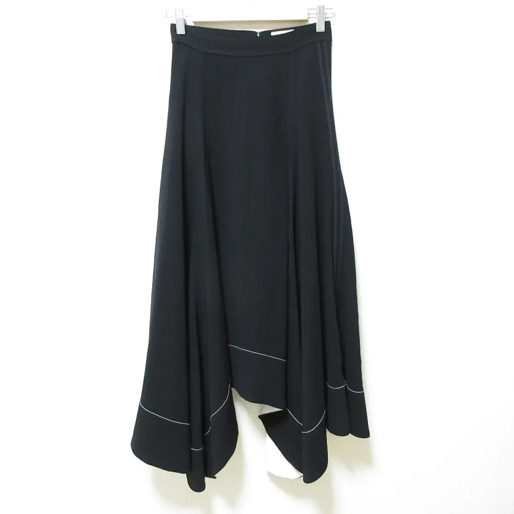 3.1 Phillip Lim 3.1フィリップリム イレヘム マキシ丈 ロング丈 フレアスカート 小さいサイズ 00 ブラック