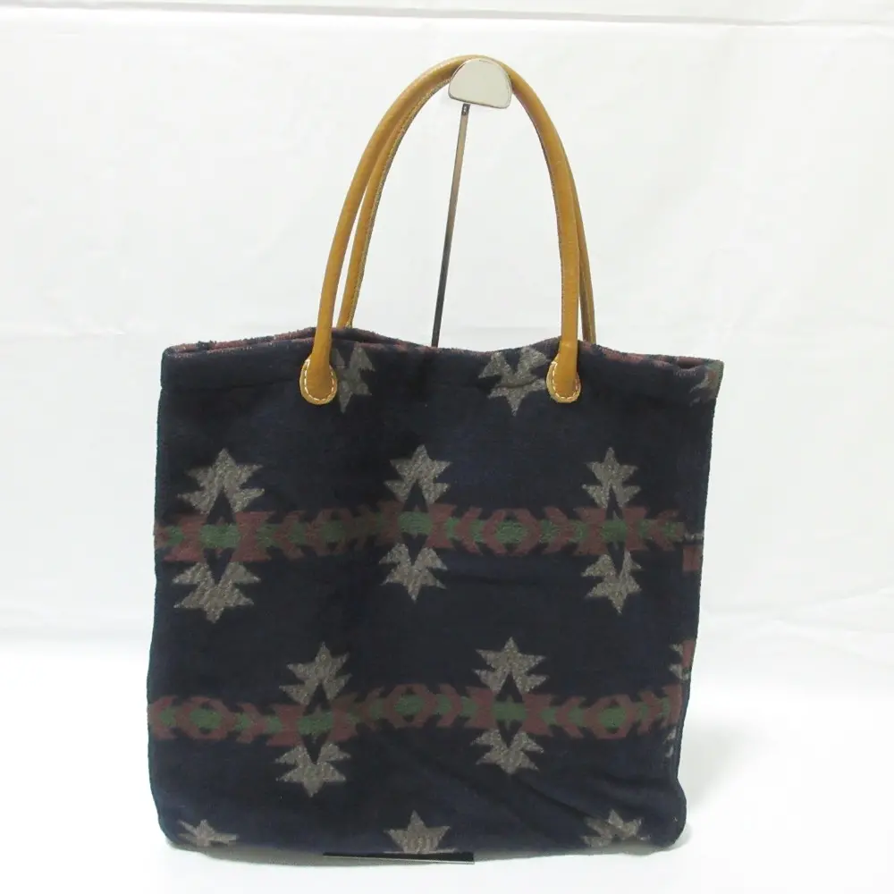 45R フォーティーファイブアール トライバル柄 レザーハンドル ニット