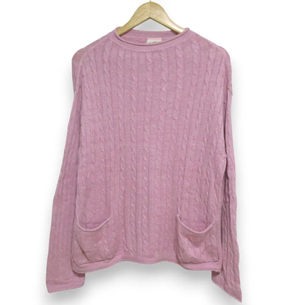 SDL45Rフォーティーファイブアールニットセーター綿100%グレー