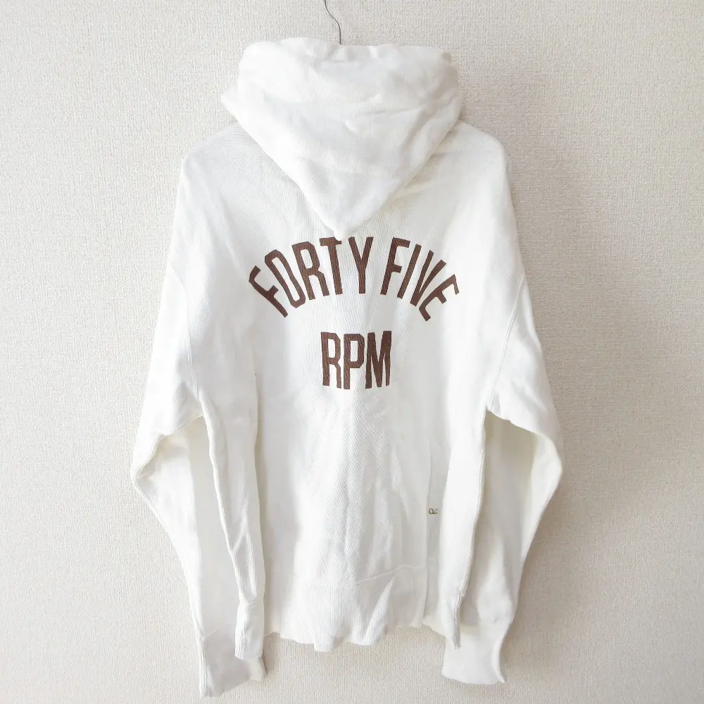 45R（フォーティーファイブアール）| ダンボールニットフーディトレーナー 45r 45rpm ダンボールニットフーディ トレーナー パーカー サイズ0