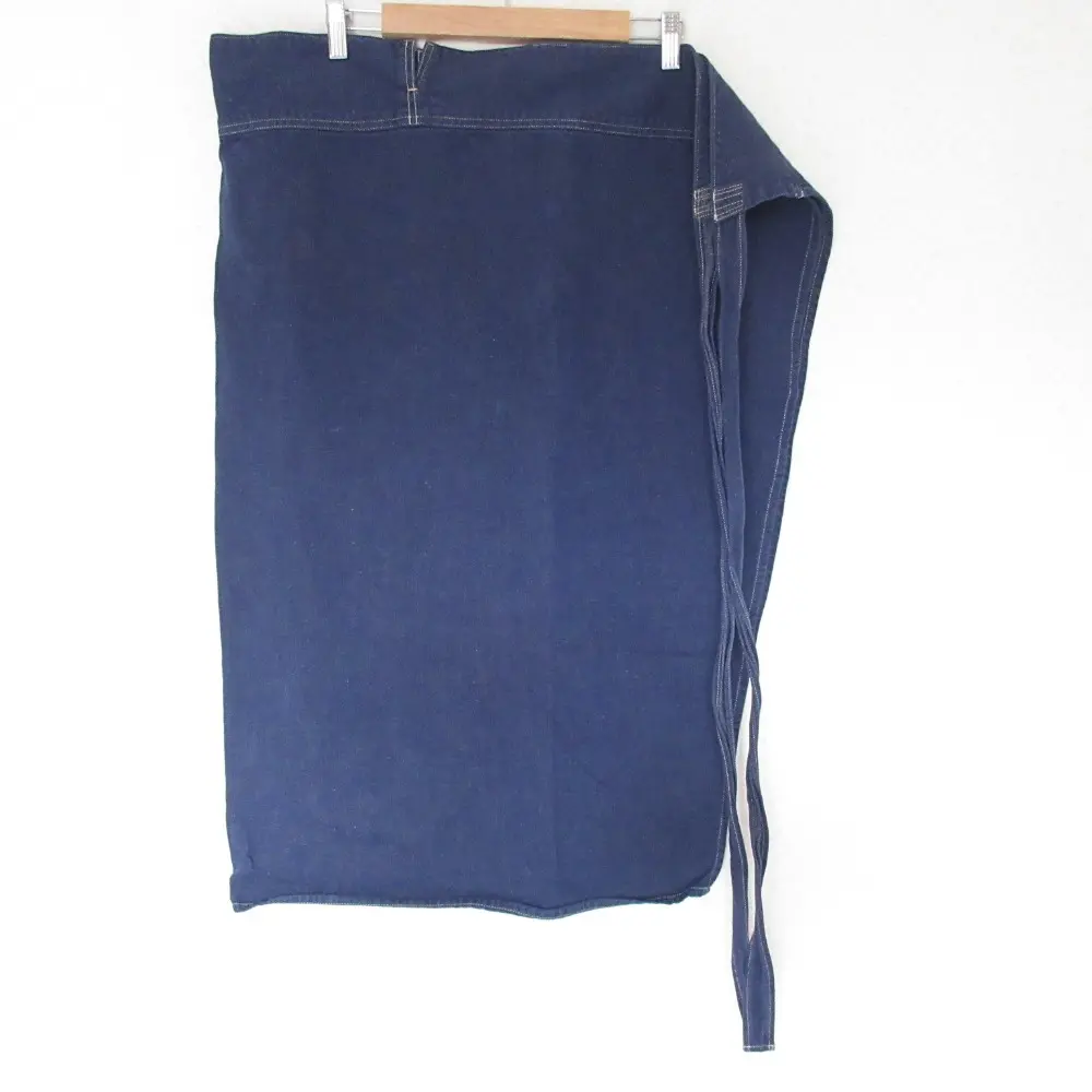 【45R】 コットンリネン デニム スカート (サイズ2) 45R】 コットンリネン デニム スカート (サイズ2)