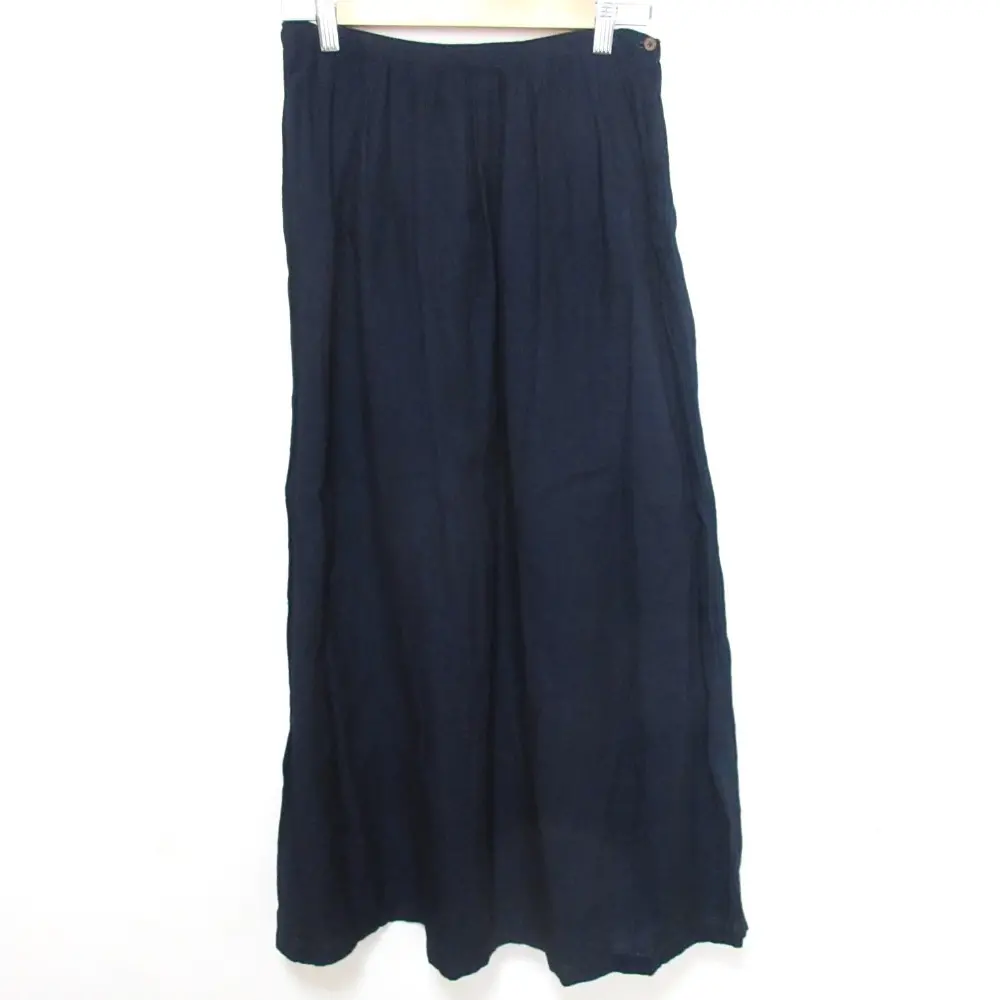 45rpm フォーティファイブアールピーエム マキシ丈 ボタンフライ 比翼ボタン ロングスカート 3 インディゴ