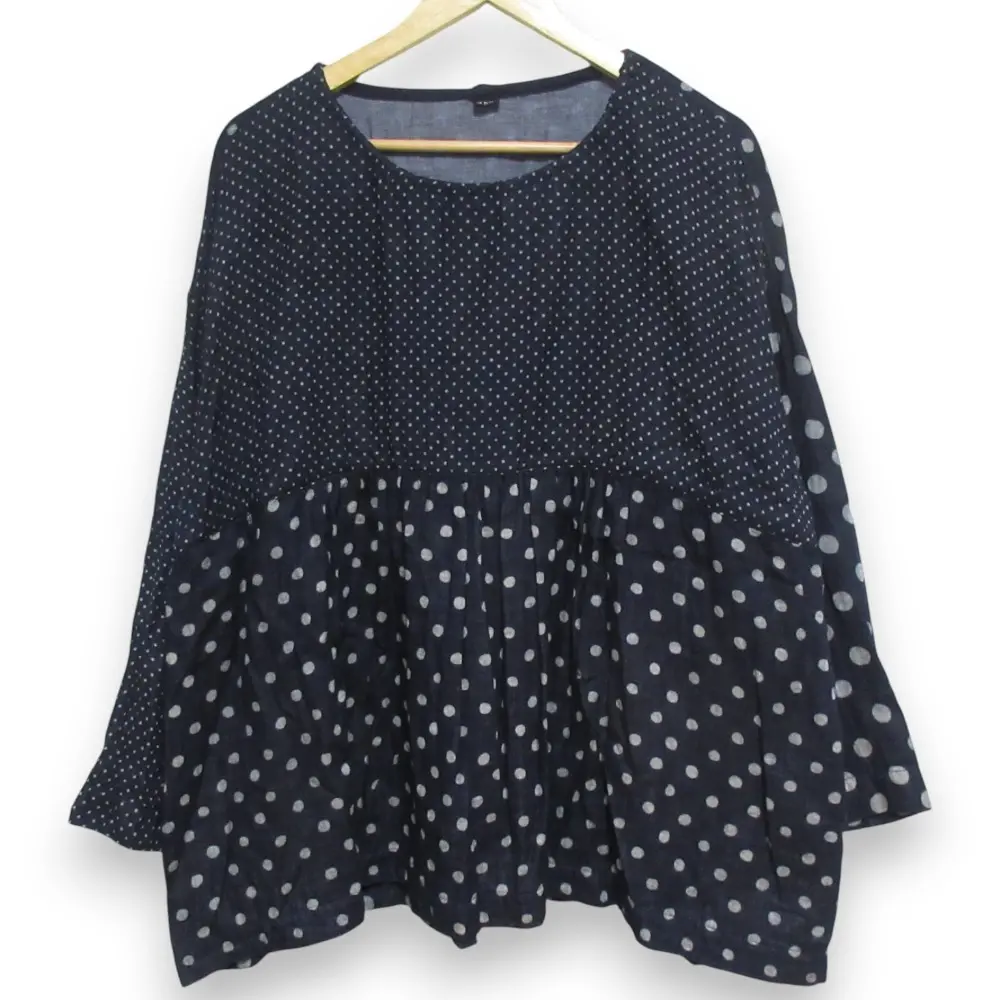 45R フォーティファイブアール ふわふわ二重織ドットプリントの