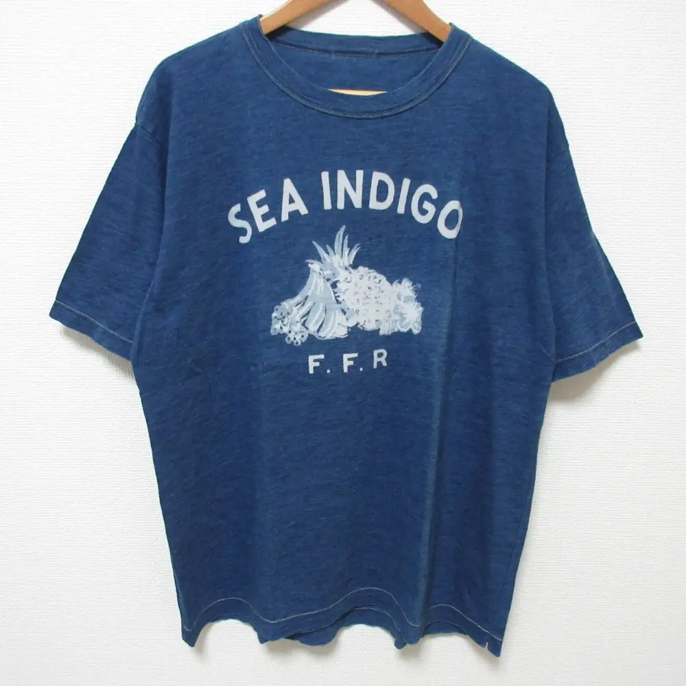 45R フォーティファイブアール SEA INDIGOの45星Tシャツ サイズ3 インディゴ
