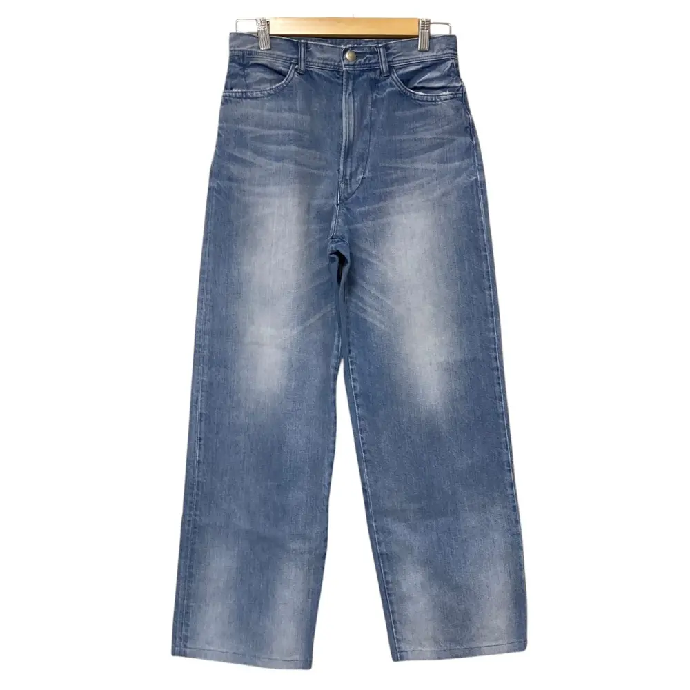 45R フォーティファイブアール レザーパッチ デニムパンツ ジーンズ 5046115 サイズW26 インディゴブルー