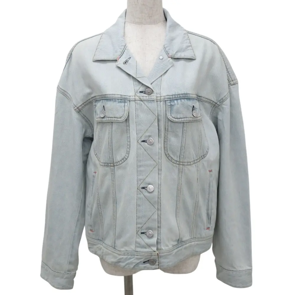ACNE STUDIOS Bla Konst アクネストゥディオズ ブロコンスト LAMP LT BLUE ウォッシュ加工 デニムジャケット 40 ライトブルー