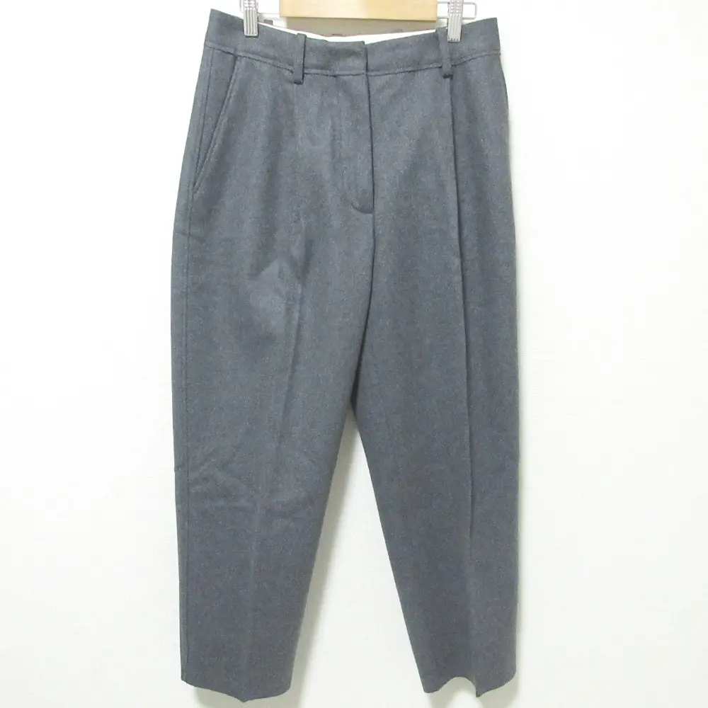 Acne Studios アクネストゥディオズ カシミヤブレンド センタープレス トラウザーパンツ FN-WN-TROU000019 36サイズ グレー