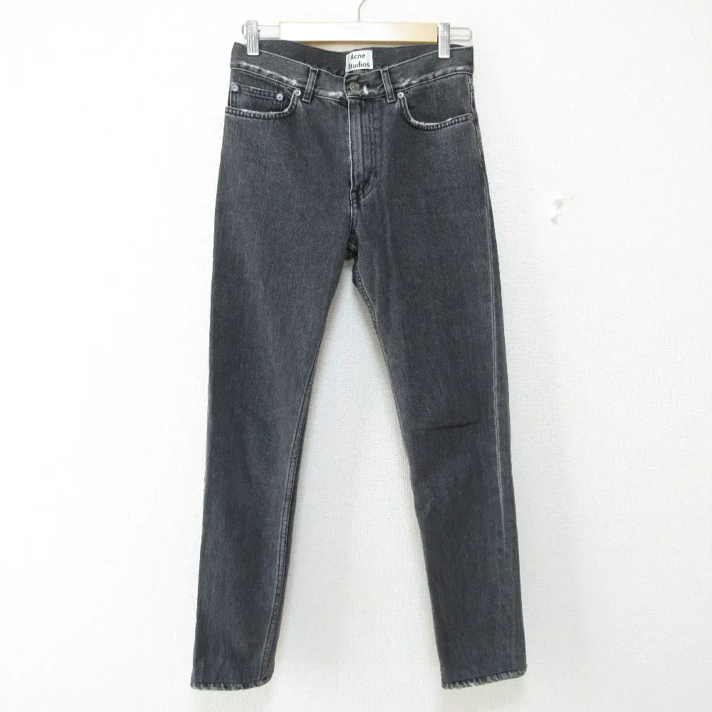 Acne studios アクネストゥディオズ BOY BLACK VTG ヴィンテージ加工 スキニー スリム デニムパンツ ジーンズ W25 34 ブラック