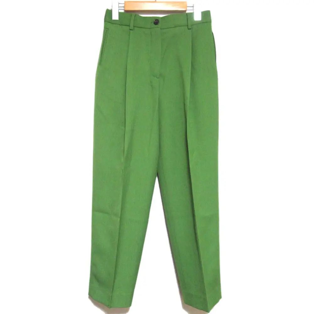 Acne Studios アクネストゥディオズ ワンタック テーパードパンツ トラウザーズ スラックス 32 160/60A グリーン