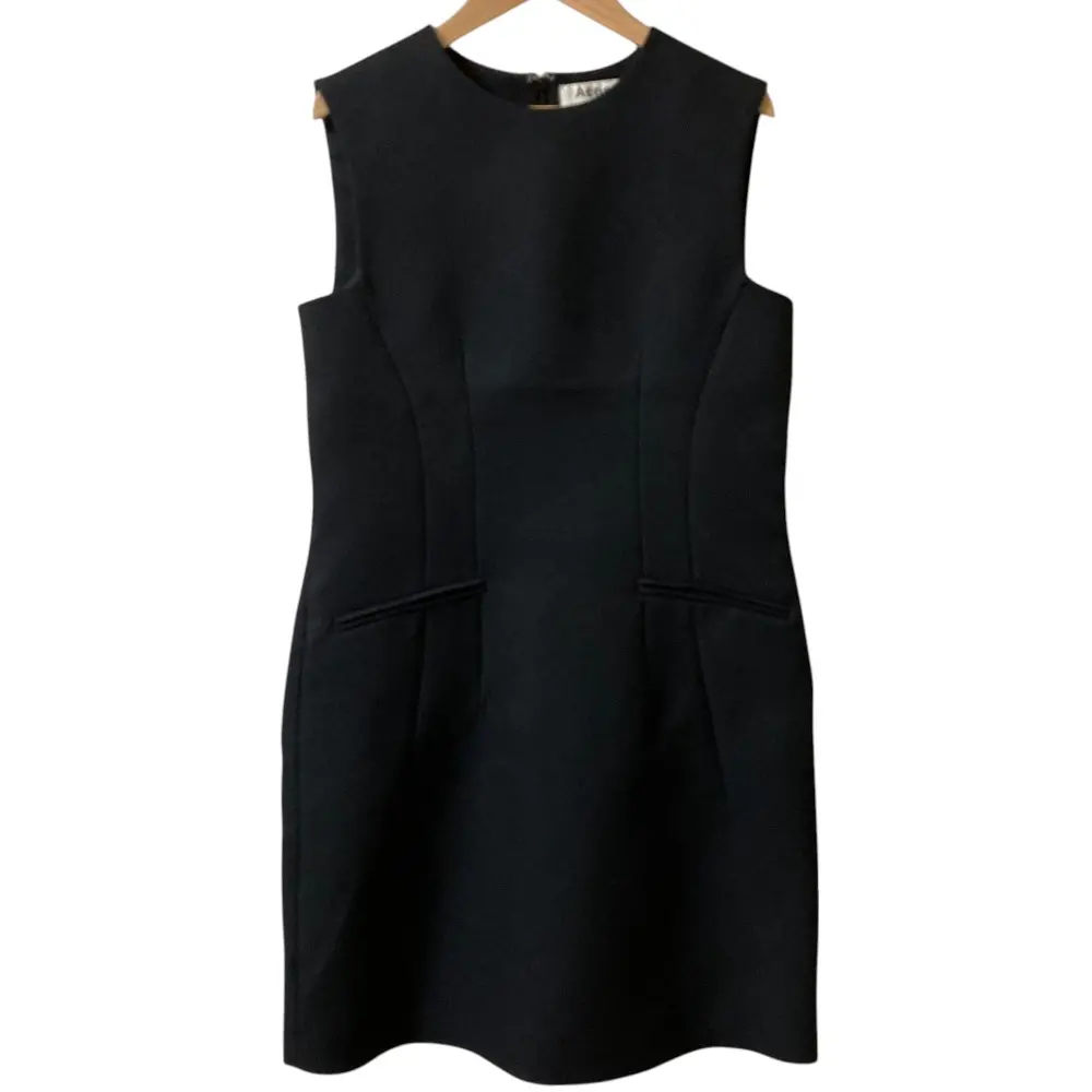 Acne Studios アクネストゥディオズ DIDO EV COAT スリーブレス ドレス ひざ丈 ワンピース 36 ブラック