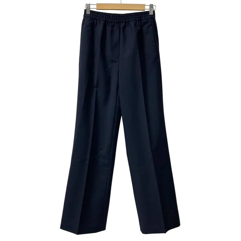 Acne Studios アクネストゥディオズ ウール モヘヤブレンド イージー ワイドパンツ スラックス サイズ34 ネイビー