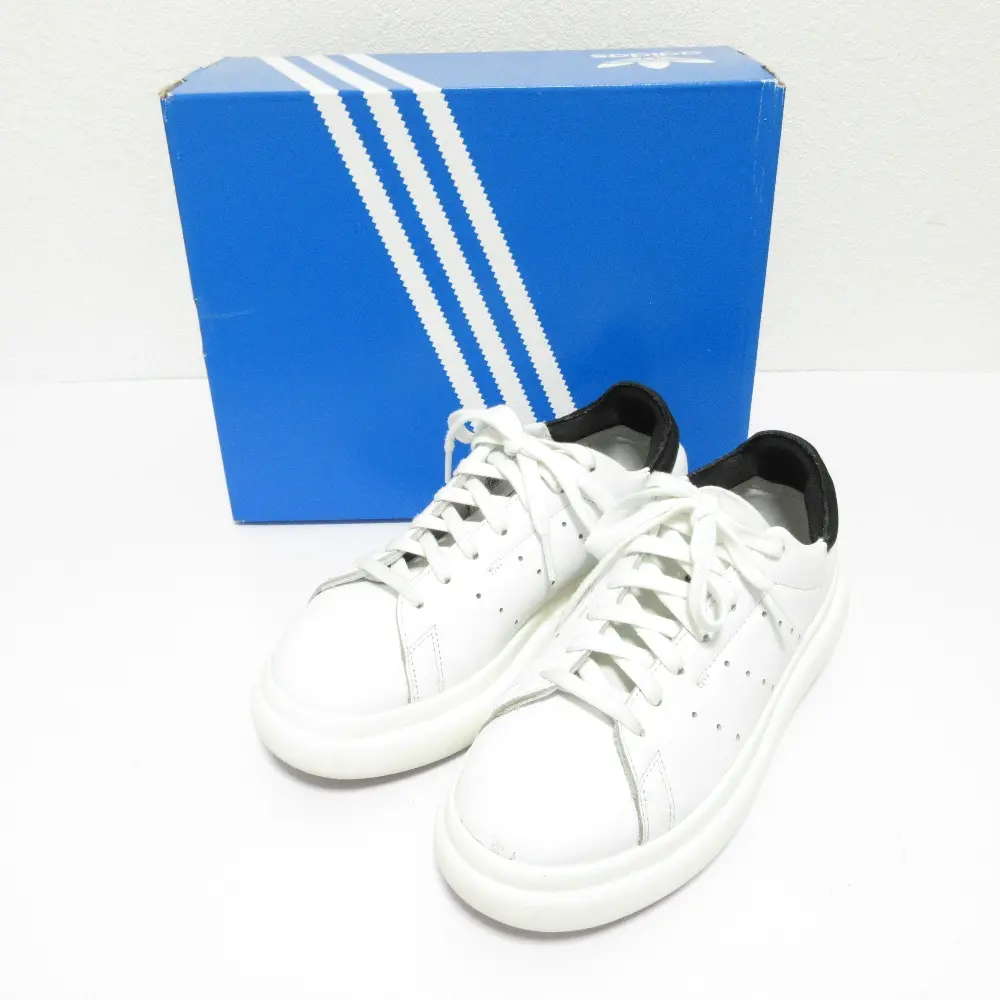 adidas Originals アディダスオリジナルス STAN SMITH PF スタンスミス PF 厚底 ローカット スニーカー IE0450 24.5cm ホワイト
