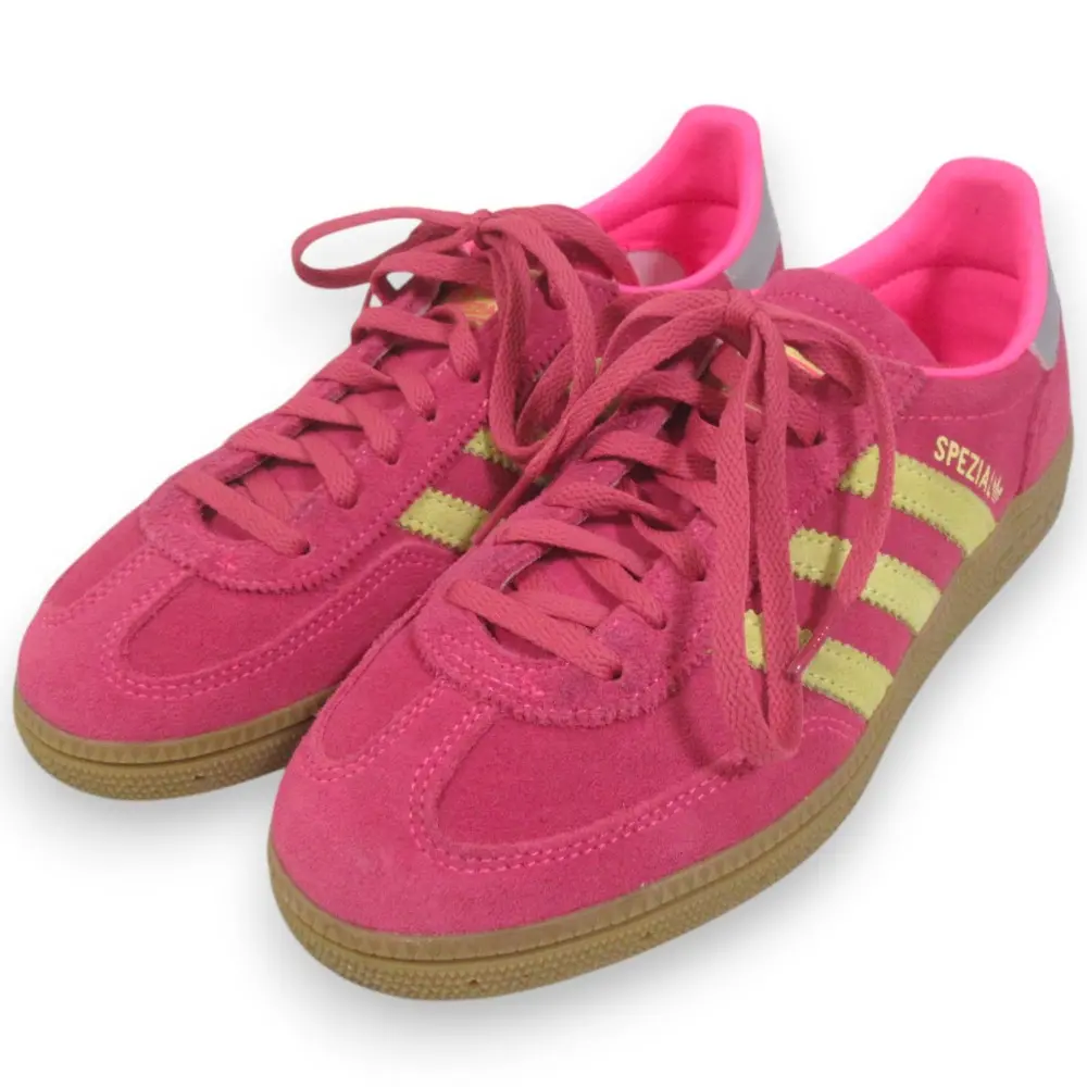 adidas アディダスオリジナルス HANDBALL SPEZIAL W ハンドボール スペツィアル ローカット スニーカー JI1407 23.5cm ピンク系の買取実績【2025年1月買取】