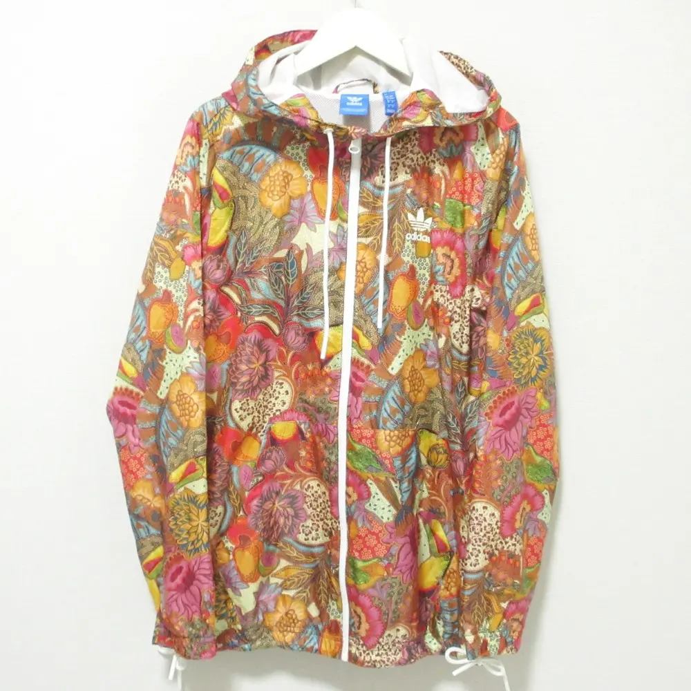 adidas Originals アディダスオリジナルス The Farm Company Fugiprabali Windbreaker パーカー ジャケット BJ9037 L オレンジ系