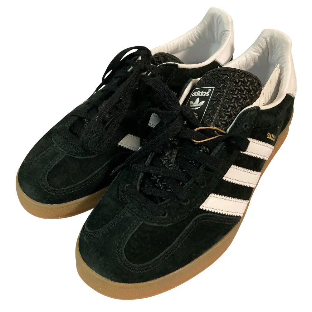 24SS adidas Originals アディダスオリジナルス GAZELE INDOOR ガゼル インドア スエード スニーカー H06259 24cm ブラック