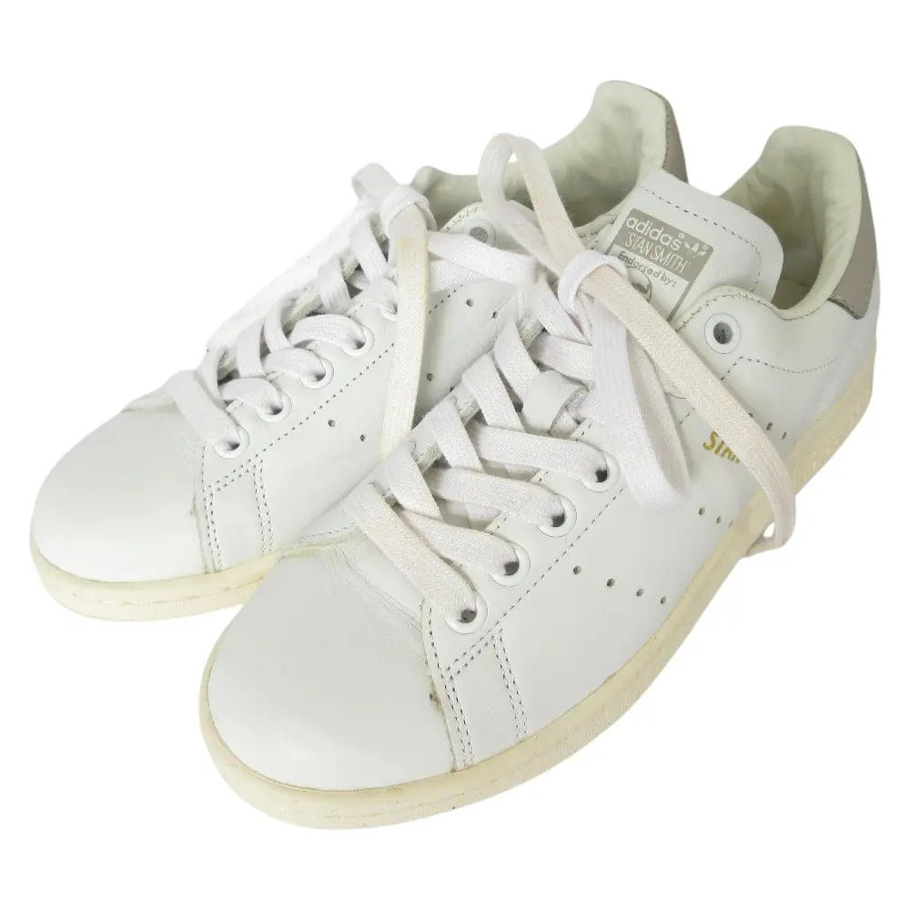 adidas Originals アディダスオリジナルス STAN SMITH スタンスミス スニーカー S75075 23.5cm クリアグラナイト ホワイト