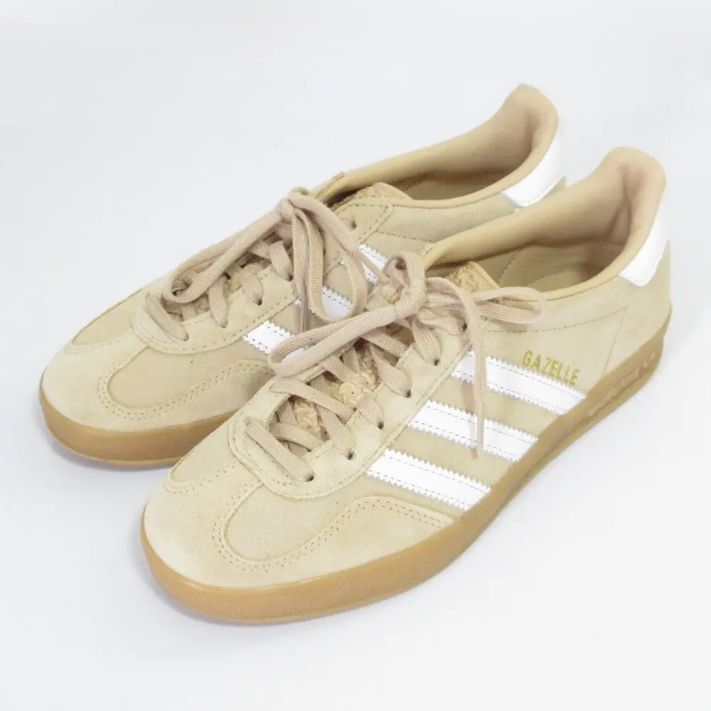 adidas アディダス GAZELLE INDOOR W スニーカー IH5482 サイズUS6 23cm ベージュ