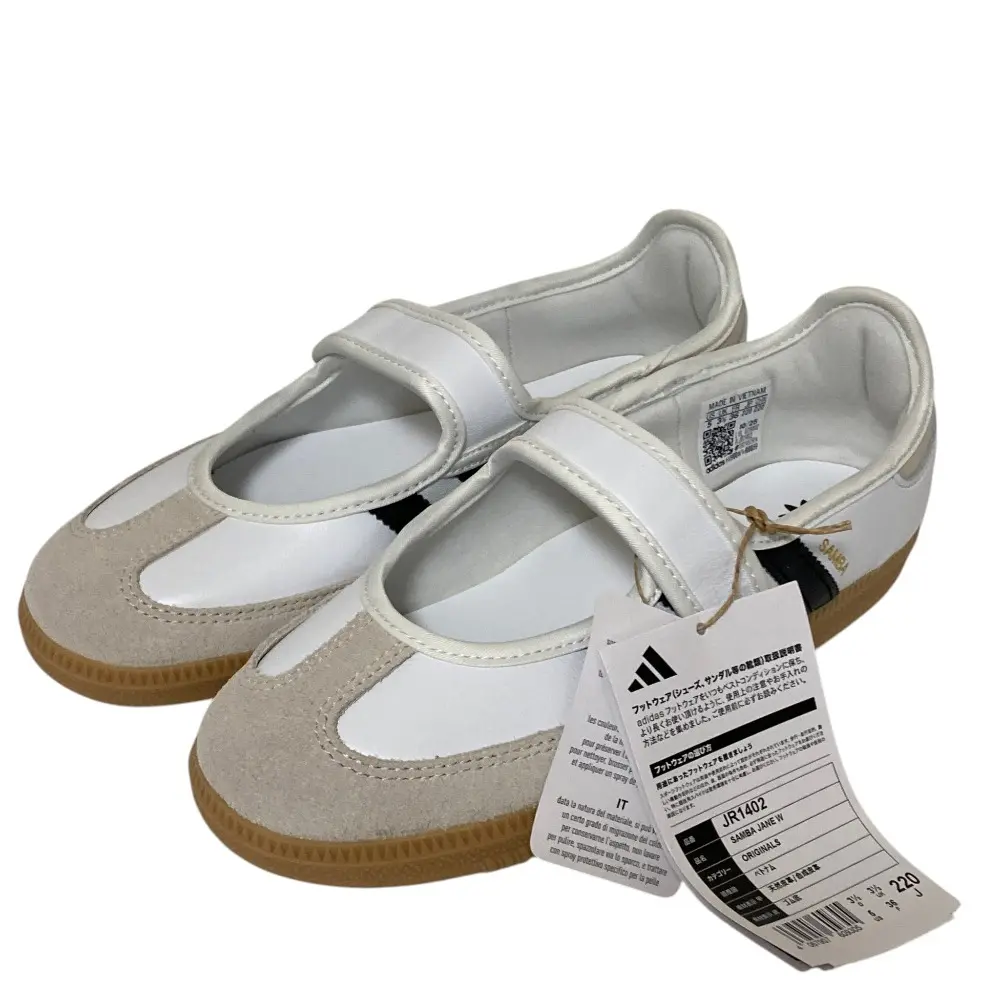 adidas アディダス SAMBA JANE スニーカー JR1402-220 サイズUS5 22cm ホワイト