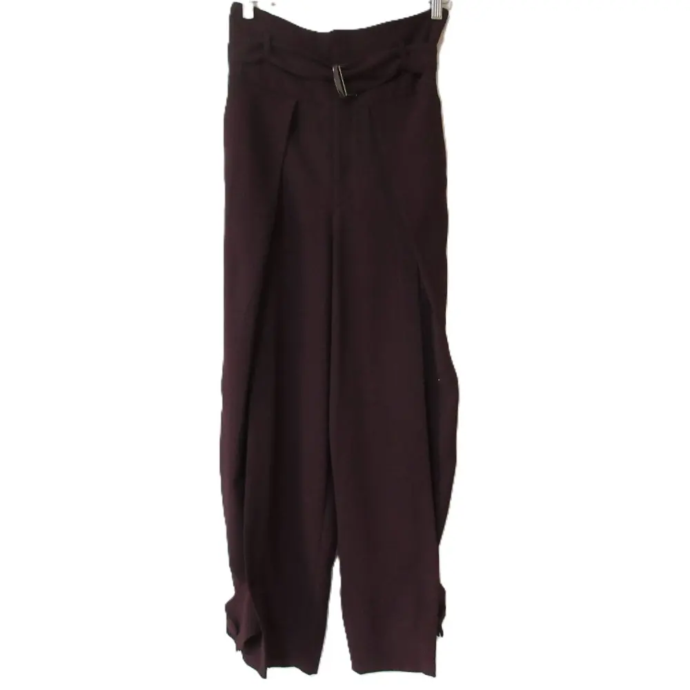 ADORE アドーア サンドジョーゼットハイウエストパンツ スラックス 531-7230923 サイズ38 ボルドー