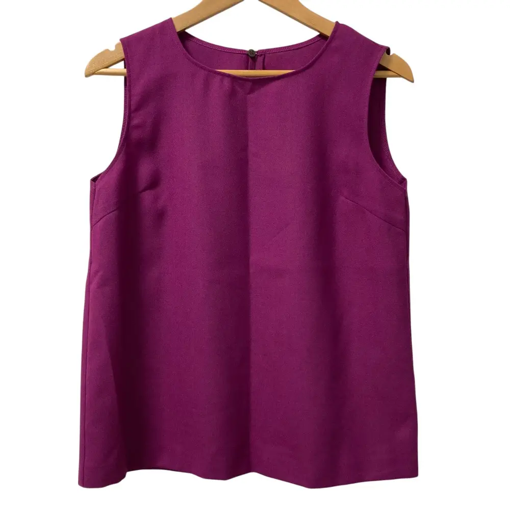 ADORE アドーア ウールアムンゼン ノースリーブ ブラウス プルオーバー 38 ピンクパープル