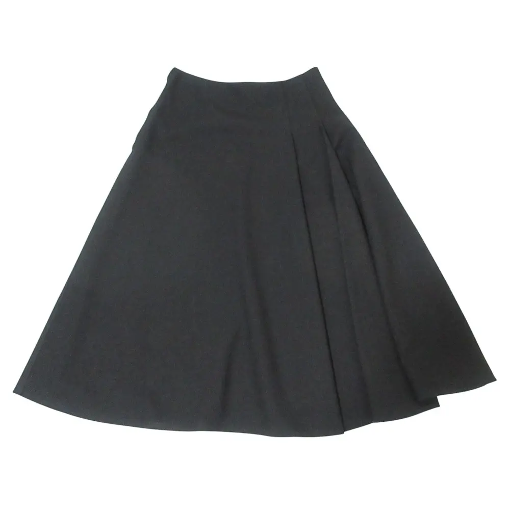 22AW ADORE アドーア アシメロング フレアスカート 36 ブラック