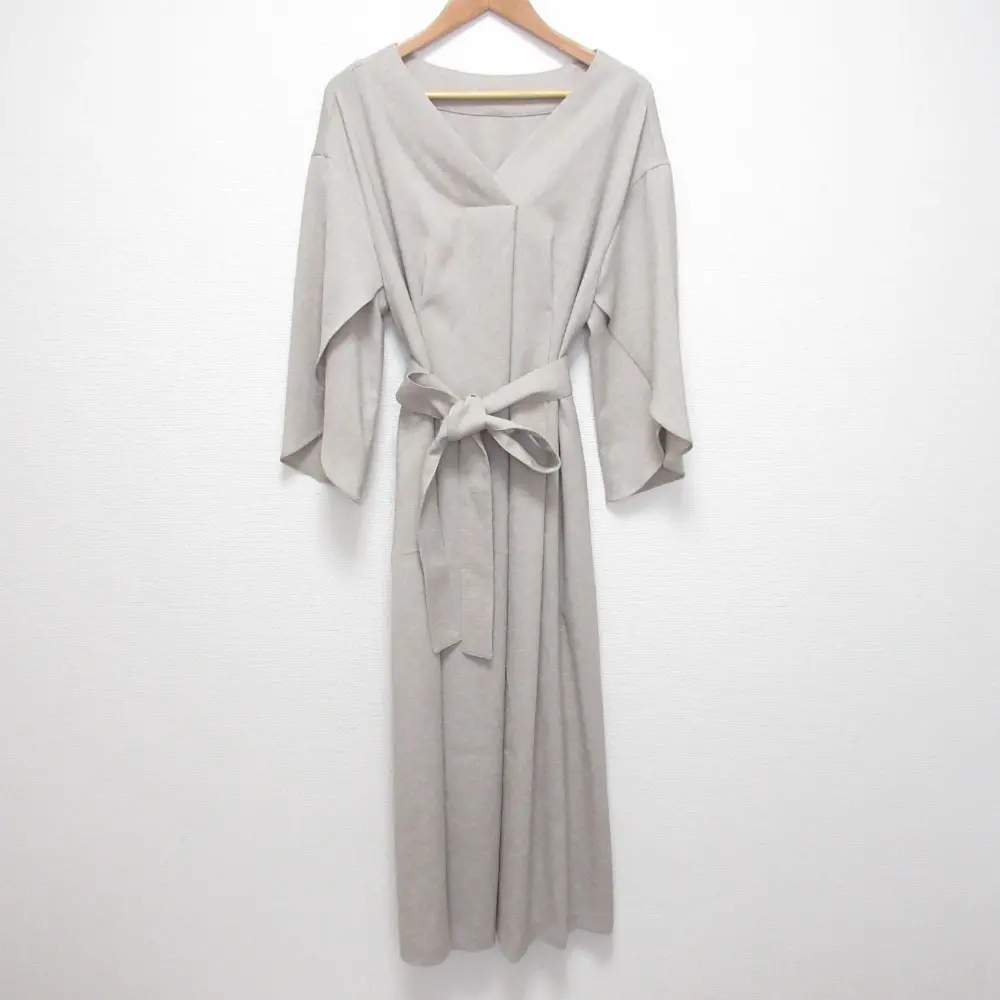 ADORE アドーア フレアスリーブ ワンピース サイズ38 グレー