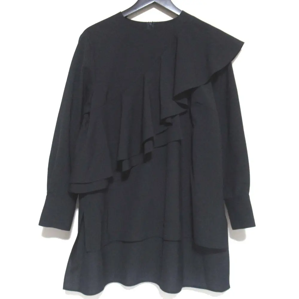 25SS ADORE アドーア ハイツイストトロピカルブラウス 長袖 プルオーバー サイズ38 ブラック