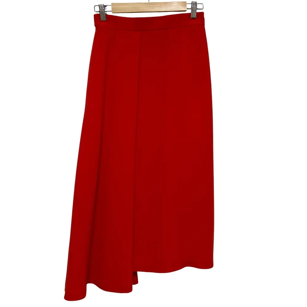 23AW ADORE アドーア クリアドライジョーゼットスカート サイズ38 レッド