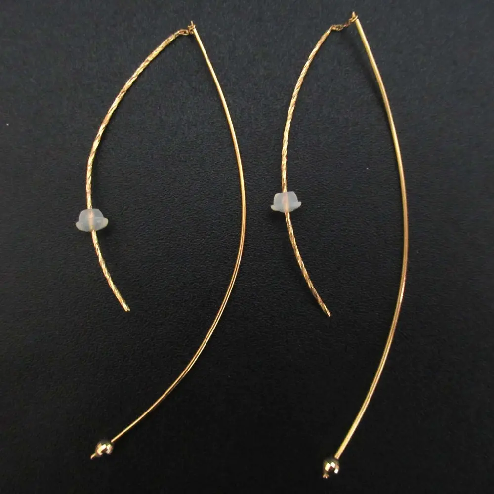 agat アガット K10 チェーン ピアスチャーム 10181117038 イエロー