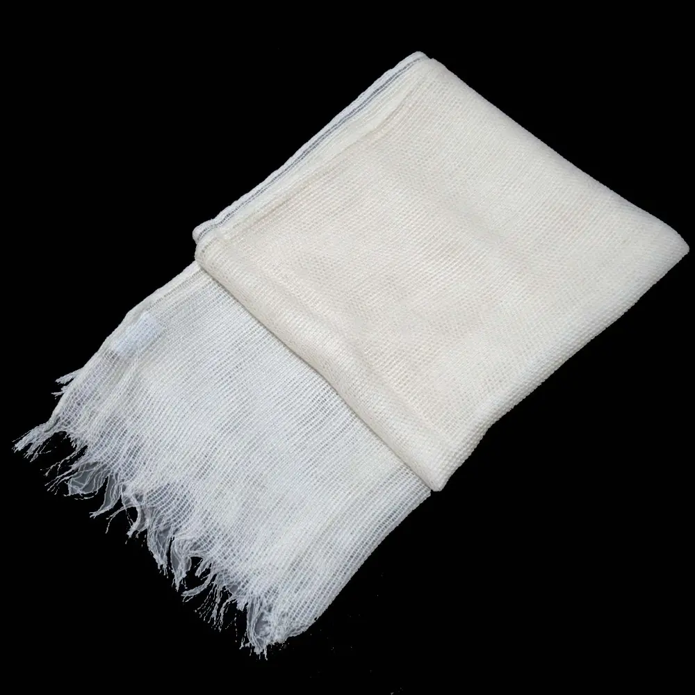 AGNONA アニオナ カシミヤシルク メッシュ ニット ストール アイボリー