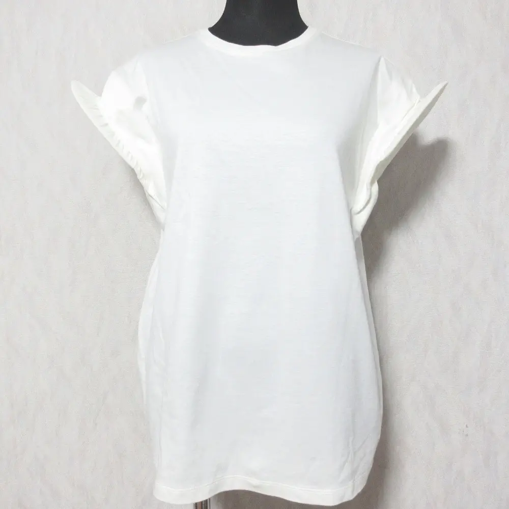 AKIRA NAKA アキラナカ スタンドショルダー ノースリーブカットソー AR1930WH 1 ホワイト