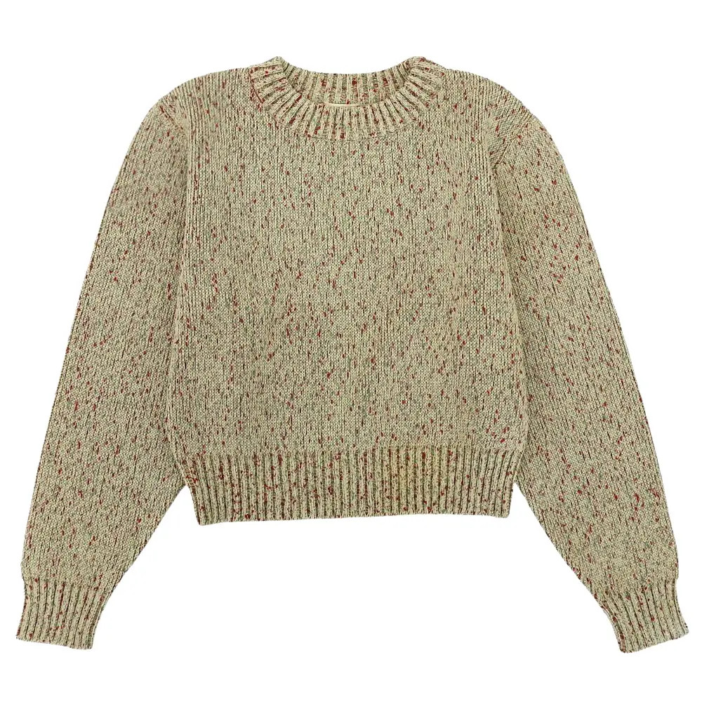 ALAIA アライア ヴィンテージ ミックスニット セーター サイズXS ベージュ系 