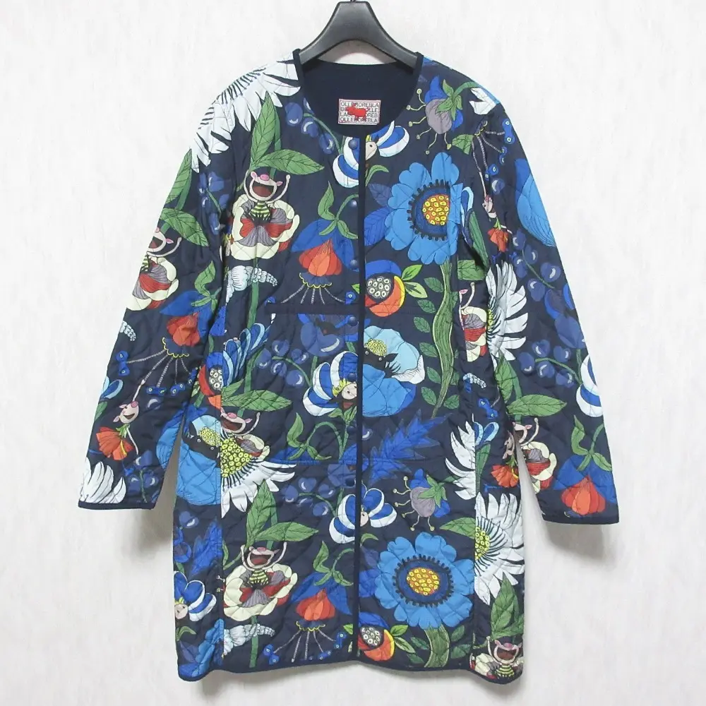 ALBEROBELLO オレボレブラ アルベロベロ ぶたさん リバーシブル キルティングコート ネイビー