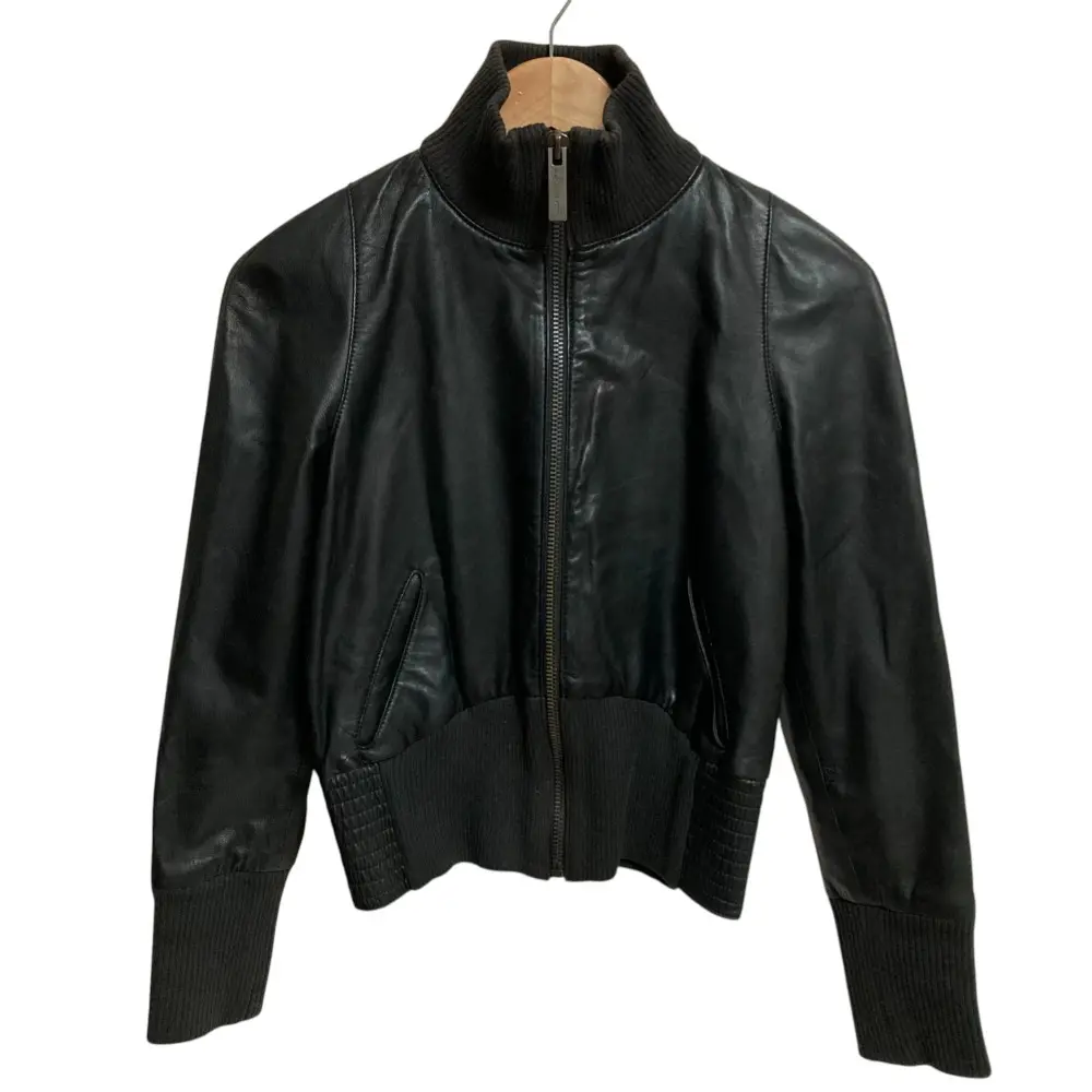 ALEXANDER MCQUEEN × PUMA アレキサンダーマックイーン プーマ コラボ レザーブルゾン ジャケット Sサイズ ブラック