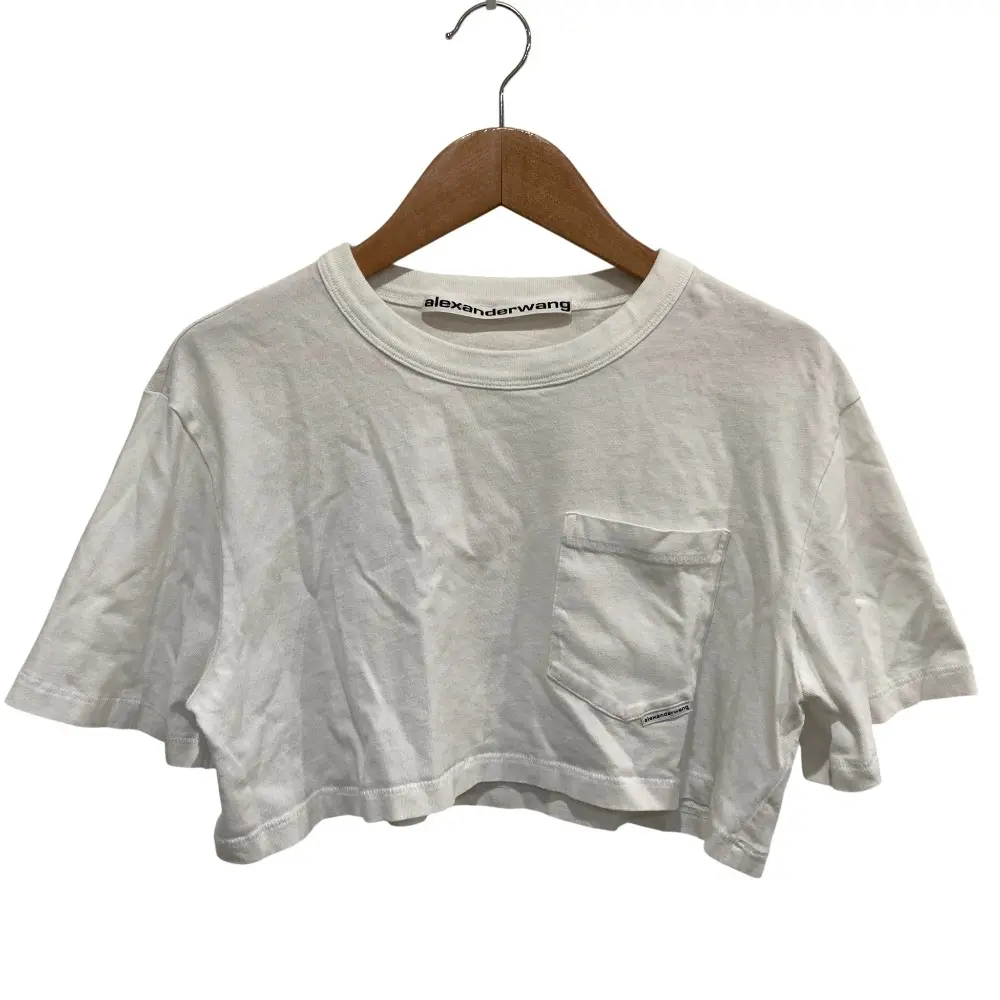 alexander wang アレキサンダーワン 半袖 クロップド Tシャツ XSサイズ ホワイト
