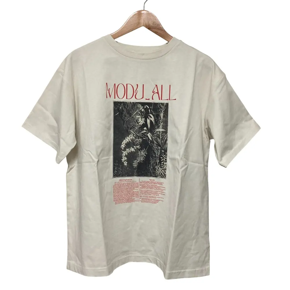 24SS AMERI アメリ CONCEPT PRINT TEE オーバーサイズ ショートスリーブ Tシャツ カットソー 01410360900 F アイボリー