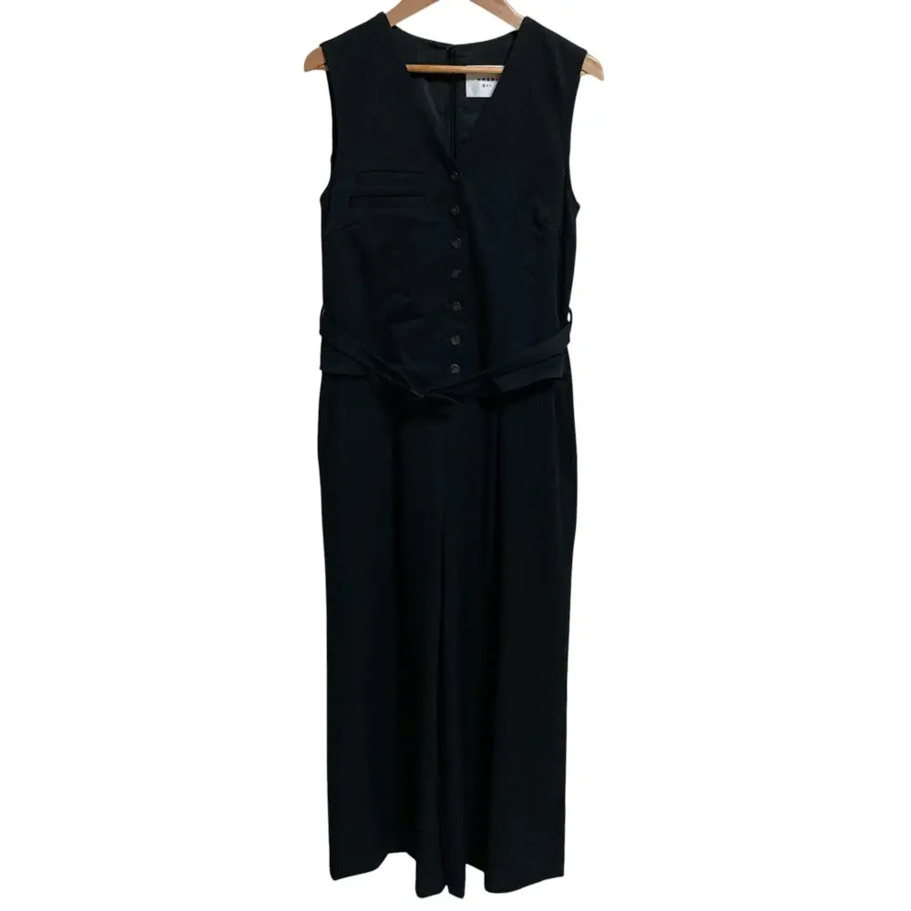 AMERI アメリ VEST ALL IN ONE オールインワン 01920520420 Sサイズ ブラック