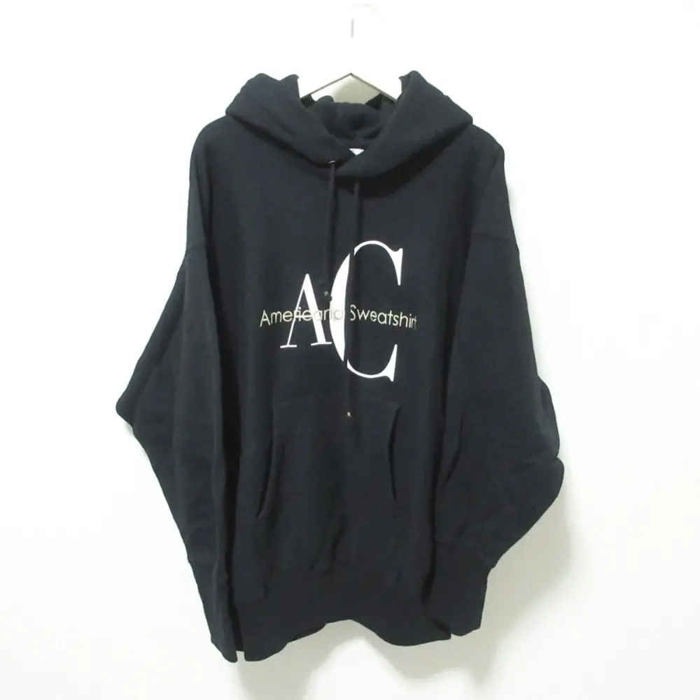 21AW AMERICANA アメリカーナ×FREAK'S STORE フリークスストア 別注 ACフーディー プルオーバー パーカー F ブラック