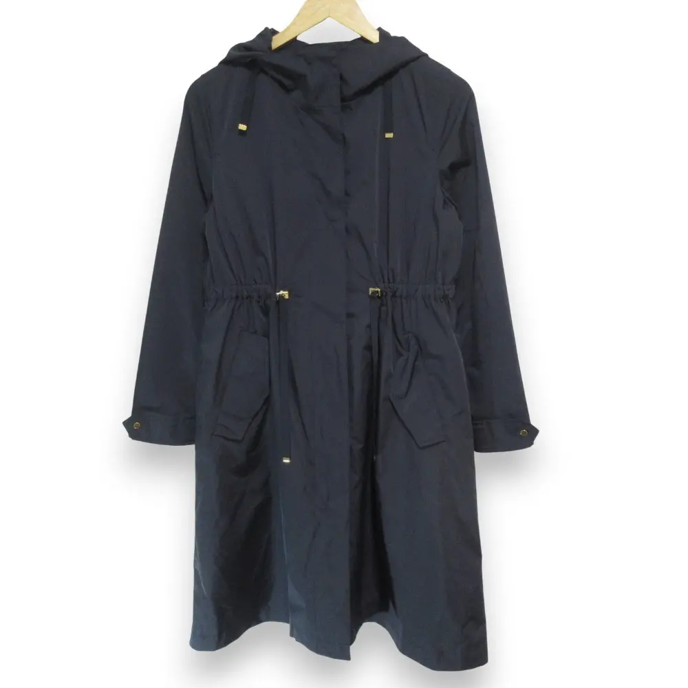 ANAYI アナイ ブライトツイルライナー モッズコート サイズ36 ネイビー