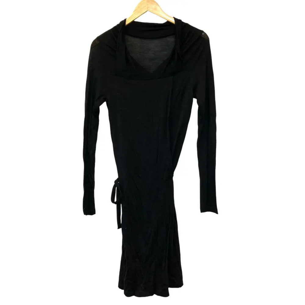 ANN DEMEULEMEESTER アンドゥムルメステール 本人期 カシュクール ニットワンピース ブラック