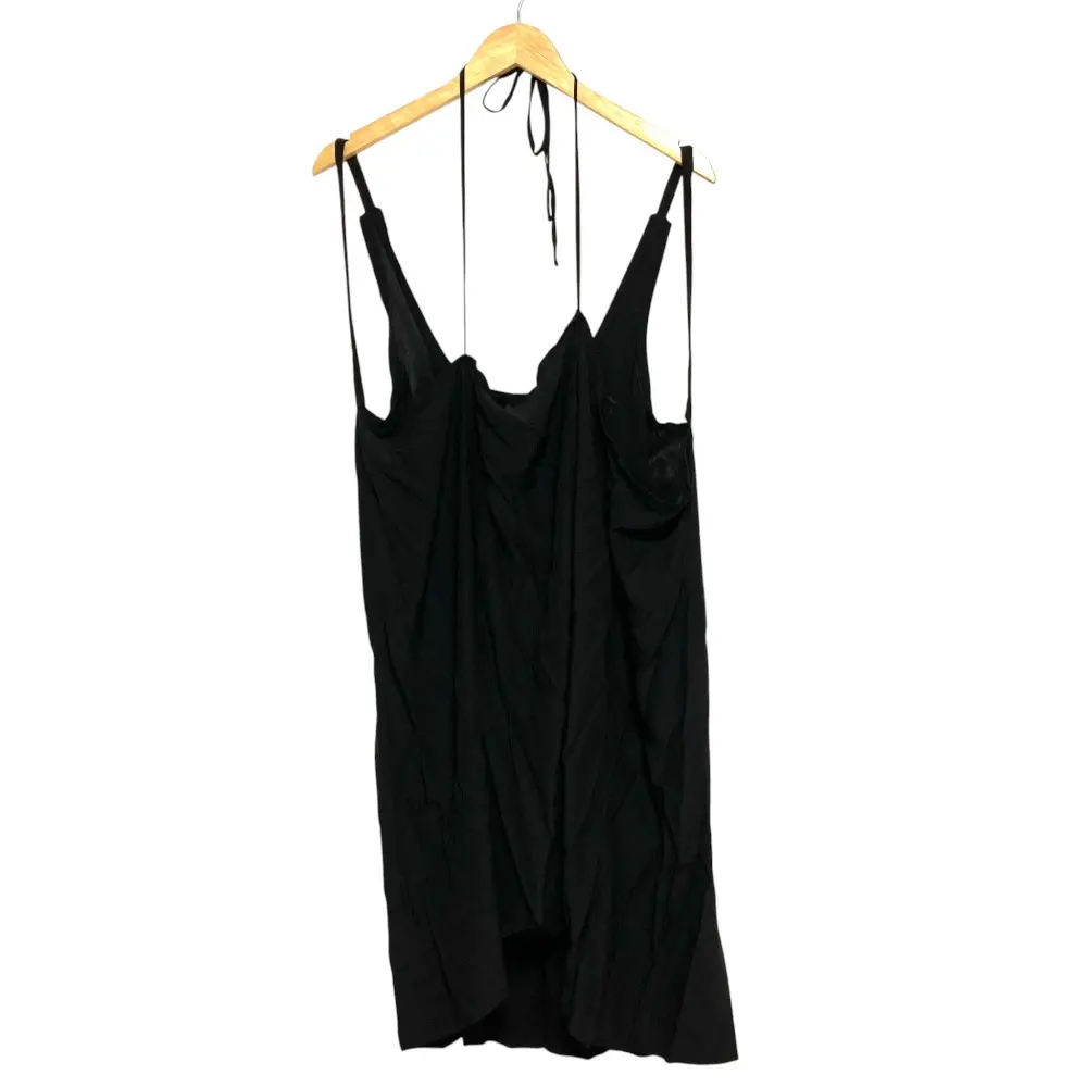 ANN DEMEULEMEESTER アンドゥムルメステール キャミドレス ワンピース サイズ36 ブラック