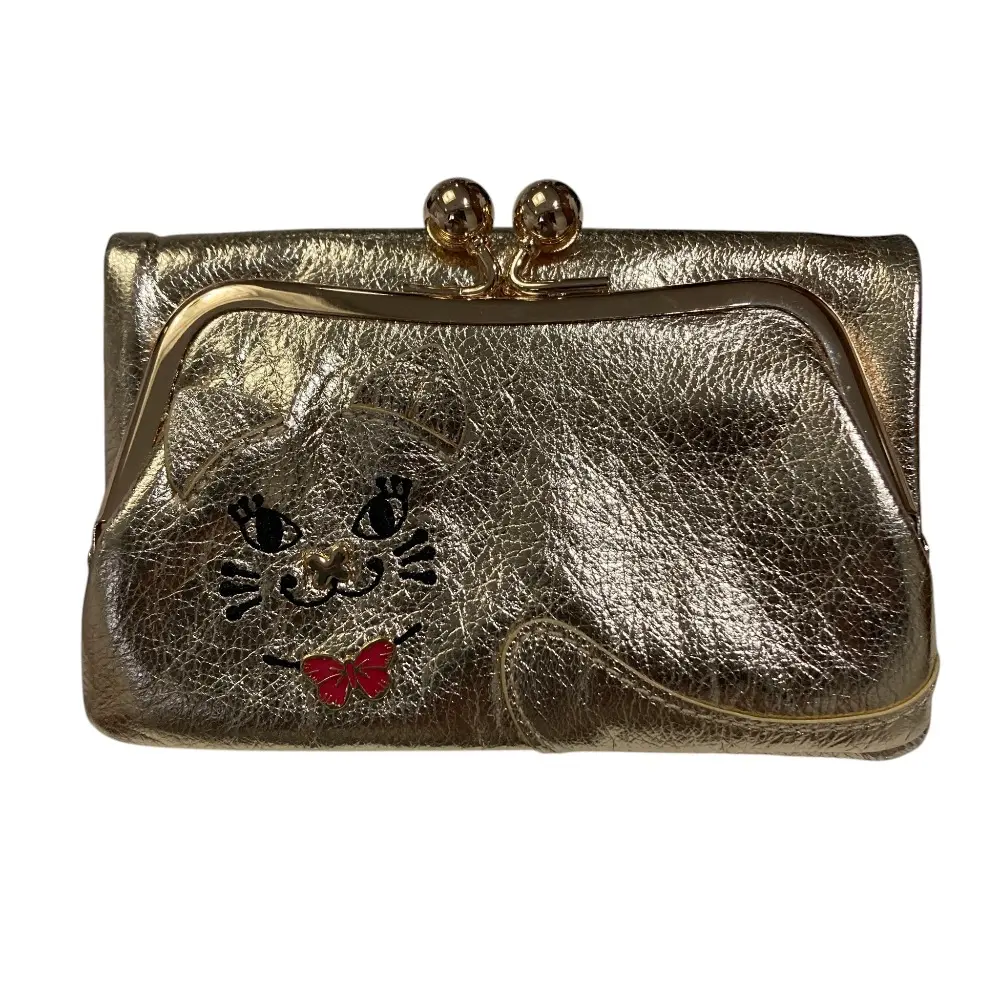 ANNA SUI アナスイ TITIソフト がま口 ウォレット 財布 ゴールドカラーの買取実績【2026年3月買取】