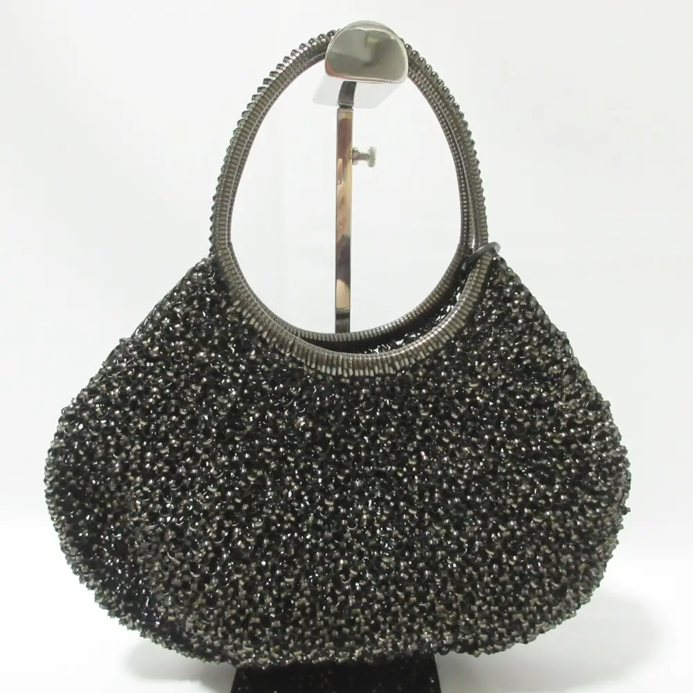 ANTEPRIMA アンテプリマ ワイヤー ハンドバッグ ブラック×ブロンズ