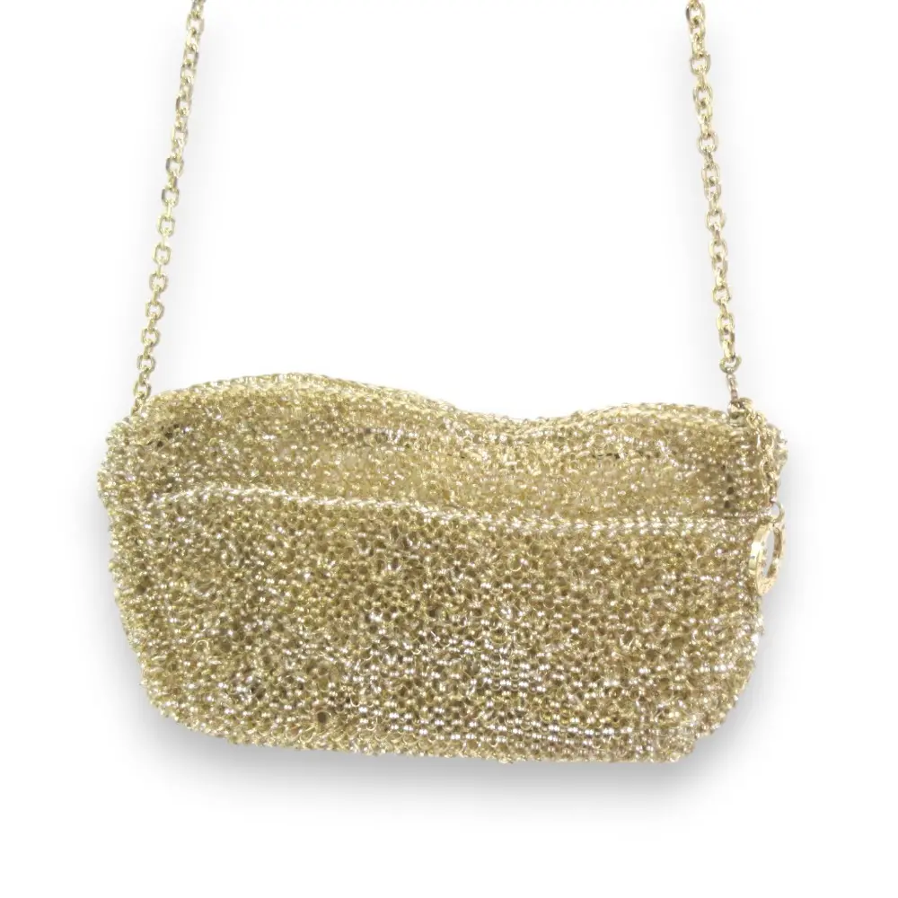 ANTEPRIMA アンテプリマ リナッシェレ ワイヤー ショルダーバッグ ゴールド系