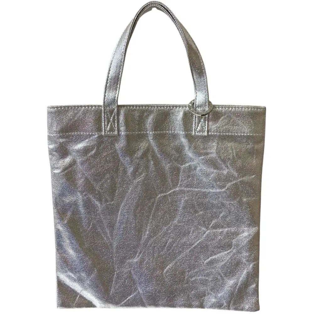 ANTEPRIMA アンテプリマ アネッロ T グランジ スモール 箔加工 トートバッグ シルバーカラー