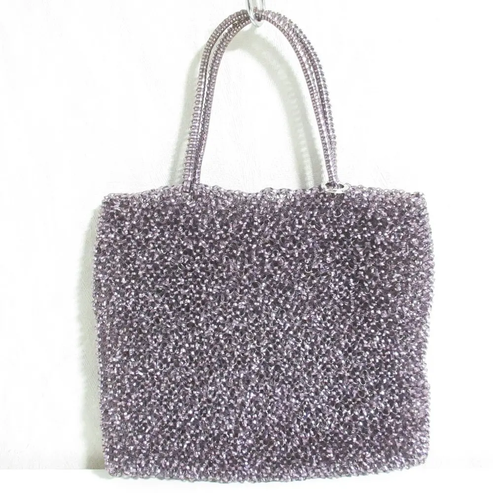 ANTEPRIMA アンテプリマ ワイヤー スクエアバッグ ハンドバッグ パープル