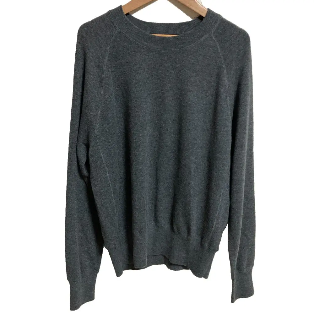 23AW AP STUDIO エーピーストゥディオ New sweat like Knit ニット プルオーバー セーター グレー