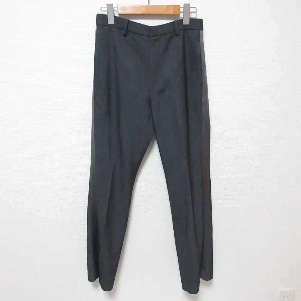 23AW AP STUDIO エーピーストゥディオ Side Line TR Pants サイドライン パンツ スラックス サイズ38 グレー