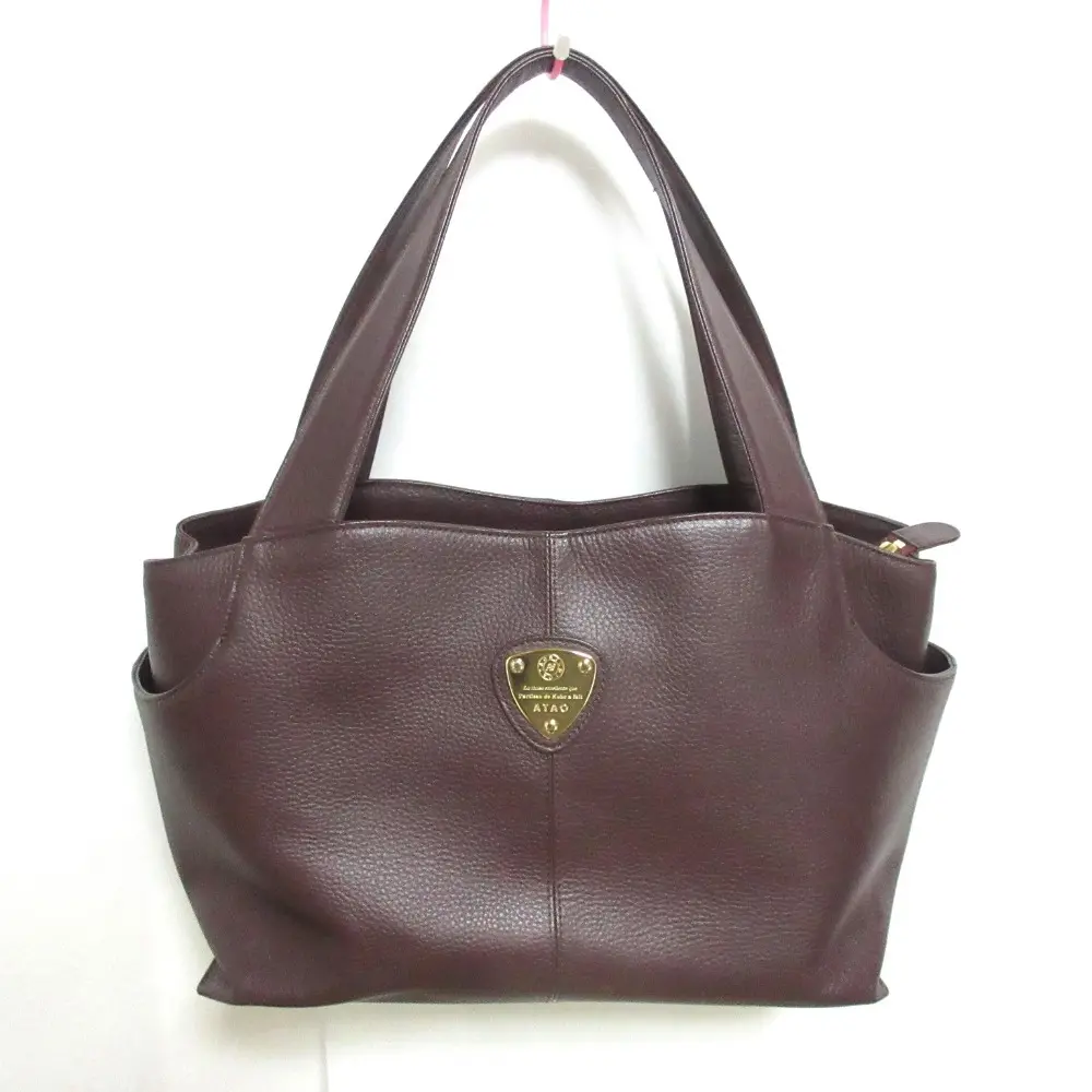 ATAO アタオ ファンクヴィ レザー トートバッグ ハンドバッグ ボルドー