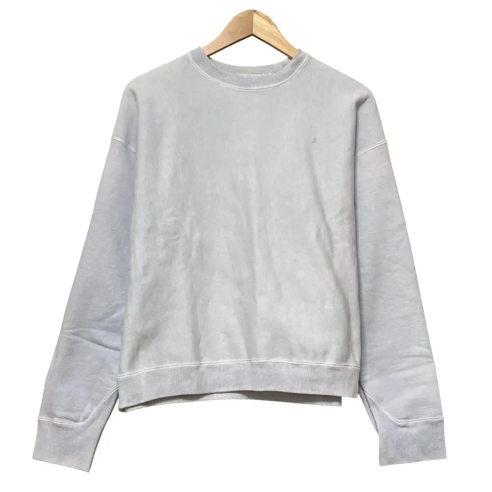 ATON エイトン 胸ロゴスウェット サイズ2 ライトブルー